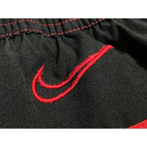 Nike Red Black Athletic Shorts XXL Mesh Lined Drawstring Waist - Picture 6 of 11